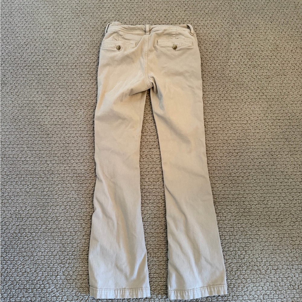 American Eagle Outfitters Khaki Kick Boot Pants - Picture 5 of 7